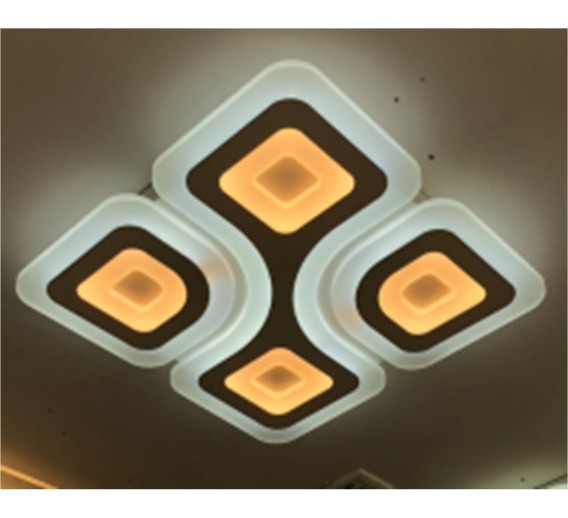 Apšvietimas. Lubiniai šviestuvai. Švietuvas K77912 LED 2*93W D500mm 3000-6000K 