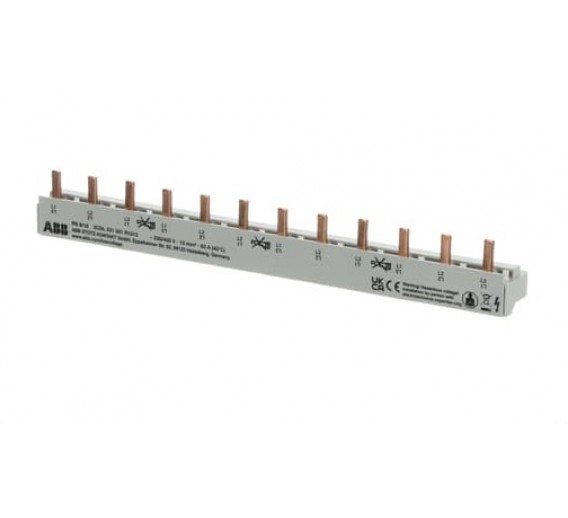Elektros prekės. Moduliniai automatikos komponentai. Kirtikliai, šynos. Šyna ABB PSH3/12 3F komutacinė 