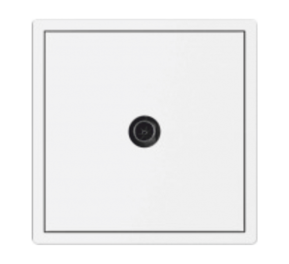 Elektros prekės. Instaliacija - kištukiniai lizdai, jungikliai ir kt.. BORA jungikliai, kištukiniai lizdai. Televizoriaus antenos lizdas BORA be rėmelio, baltas 