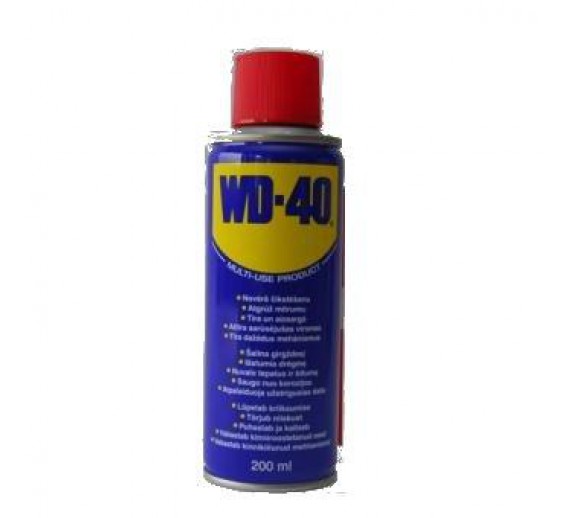 Darbo įrankiai. Prekės automobiliams. Automobilinė chemija. Tepalas WD-40 200 ml  