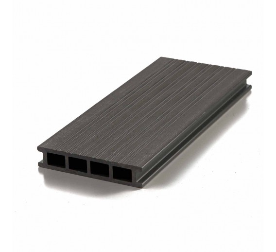 Medienos gaminiai. Lentos, dailylentė. Terasinė lenta Inowood premium antracitas 4000x145x28 mm 