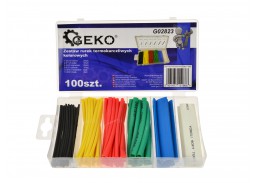 Elektros prekės. Laidai ir kabeliai. Izoliacija laidams ir kabeliams. Termo vamzdelių rinkinys 100 vnt. spalvoti 