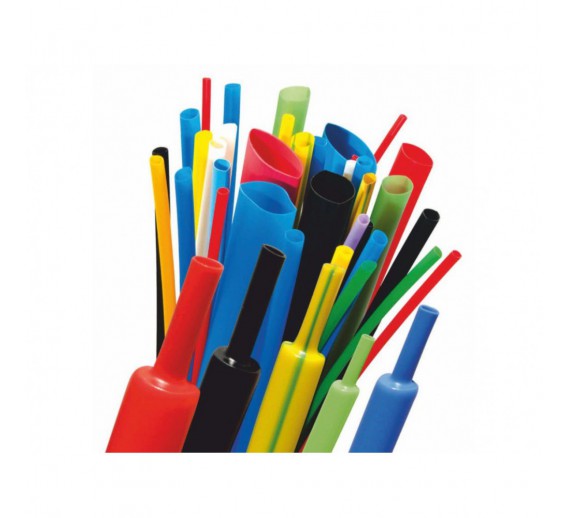 Elektros prekės. Laidai ir kabeliai. Izoliacija laidams ir kabeliams. Termoizoliacinis vamzdelis su klijais 3.2/1.6mm juodas 