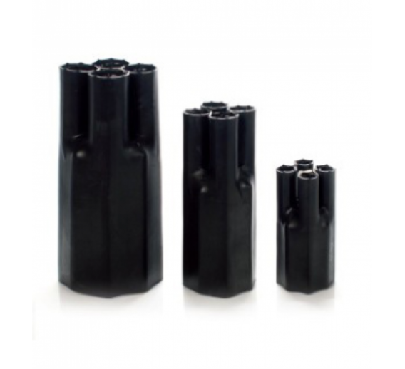 Elektros prekės. Laidai ir kabeliai. Izoliacija laidams ir kabeliams. Termosusitraukiančios pirštinės 40/18 WCB4 10-35mm2 