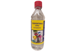 Dažai. Glaistas, gruntas, klijai, skiedikliai. Skiedikliai, tirpikliai. Terpentinas 0.5 l 