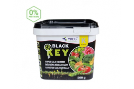 Sodo ir daržo prekės. Trąšos ir durpių substratai. Trąšos. Organinės trąšos. Tirpus kalio humatas Black KEY 500 g 