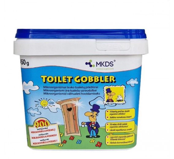 Švaros prekės. Priemonės lauko tualetams. Toilet Gobler lauko tualetams naikina kvapus Švaros prekės. Priemonės lauko tualetams. Toilet Gobler lauko tualetams naikina kvapus