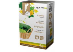 Sodo ir daržo prekės. Trąšos ir durpių substratai. Trąšos. Birios trąšos. Trąšos agurkams NPK 12-11-17 1kg 