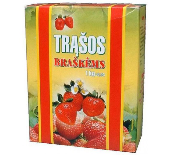 Sodo ir daržo prekės. Trąšos ir durpių substratai. Trąšos. Birios trąšos. Trąšos braškėms Emolus 1 kg 