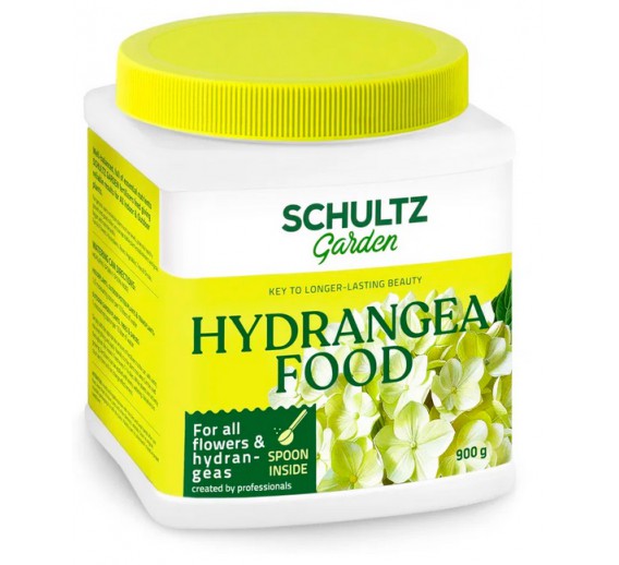 Sodo ir daržo prekės. Trąšos ir durpių substratai. Trąšos. Birios trąšos. Trąšos hortenzijoms SCHULTZ Hydrangea Food, 900g 
