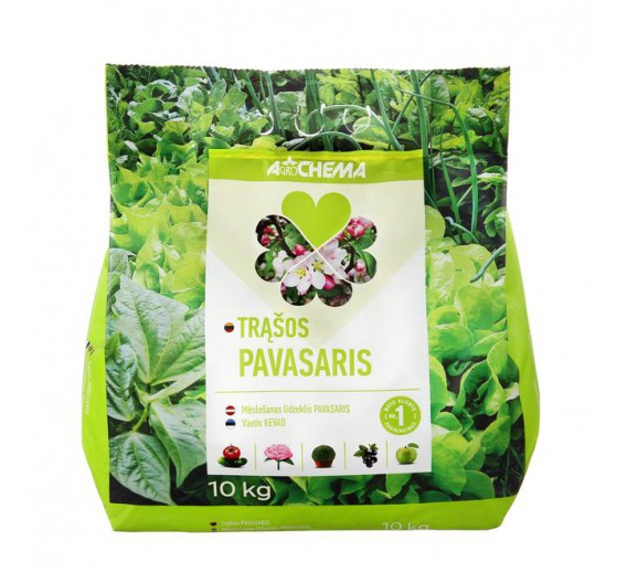 Sodo ir daržo prekės. Trąšos ir durpių substratai. Trąšos. Birios trąšos. Trąšos Pavasaris Agrochema, 10 kg Sodo ir daržo prekės. Trąšos ir durpių substratai. Trąšos. Birios trąšos. Trąšos Pavasaris Agrochema, 10 kg