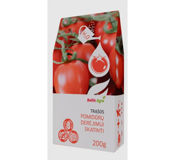 Sodo ir daržo prekės. Trąšos ir durpių substratai. Trąšos. Birios trąšos. Trąšos pomidorams 200 g