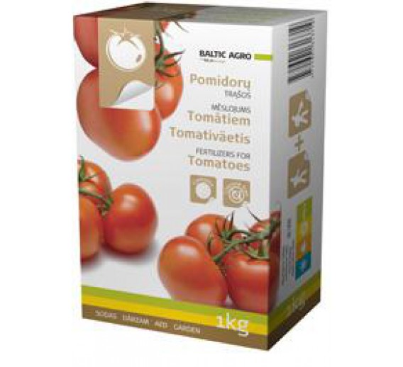 Sodo ir daržo prekės. Trąšos ir durpių substratai. Trąšos. Birios trąšos. Trąšos pomidorams NPK 9-5-9 1 kg 