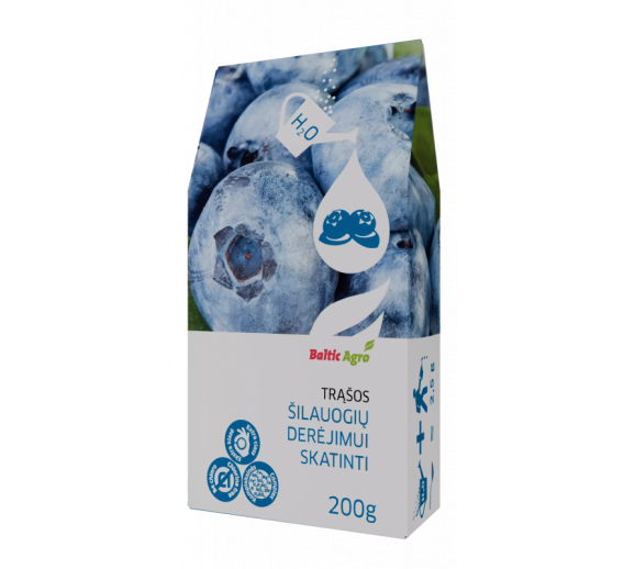 Sodo ir daržo prekės. Trąšos ir durpių substratai. Trąšos. Birios trąšos. Trąšos šilauogėms 200 g