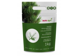 Sodo ir daržo prekės. Trąšos ir durpių substratai. Trąšos. Birios trąšos. Trąšos spygliuočiams 1kg Evergreen Fert 1