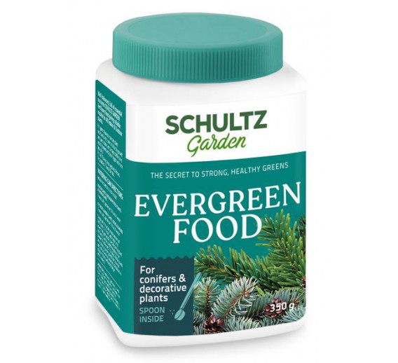 Sodo ir daržo prekės. Trąšos ir durpių substratai. Trąšos. Birios trąšos. Trąšos spygliuočiams Schultz Evergreen food 350g