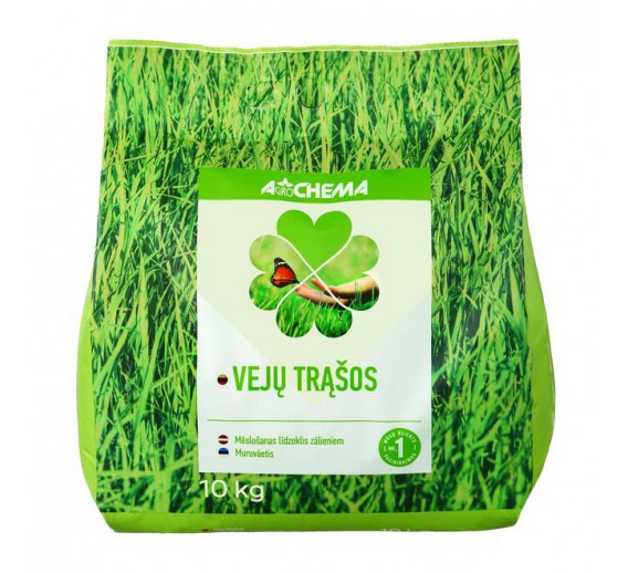 Sodo ir daržo prekės. Trąšos ir durpių substratai. Trąšos. Trąšos vejai. Trąšos vejai Agrochema, 10kg