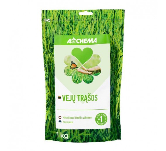 Sodo ir daržo prekės. Trąšos ir durpių substratai. Trąšos. Trąšos vejai. Trąšos vejai Agrochema, 1kg