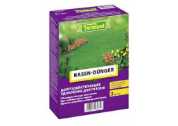 Sodo ir daržo prekės. Trąšos ir durpių substratai. Trąšos. Birios trąšos. Trąšos vejai ilgo veikimo Farmland 3 kg 