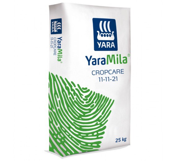 Sodo ir daržo prekės. Trąšos ir durpių substratai. Trąšos. Birios trąšos. Trąšos Yara Mila Cropcare NPK11-11-21, 25kg 