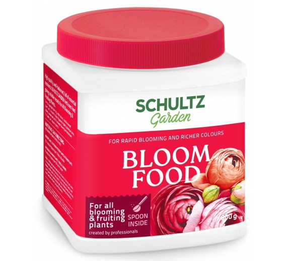 Sodo ir daržo prekės. Trąšos ir durpių substratai. Trąšos. Birios trąšos. Trąšos žydintiems augalams Schultz 900 g 