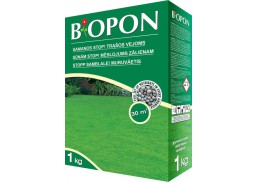 Sodo ir daržo prekės. Trąšos ir durpių substratai. Trąšos. Birios trąšos. Trąšų granulės vejoms nuo samanų Biopon, 1kg 