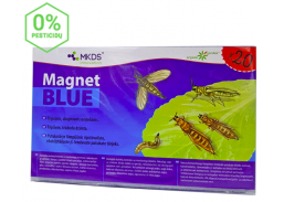 Sodo ir daržo prekės. Priemonės prieš kenkėjus. Priemonės prieš ropojančius ir skraidančius vabzdžius. Tripsų daiginių uodelių gaudyklė MINI Magnet blue 20X12 cm