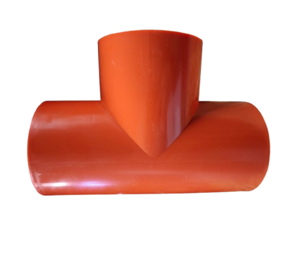 Santechnikos prekės. Lauko kanalizacija, drenažas, pralaidos vamzdžiai. Drenažo sistema. Trišakis drenažo vamzdžiui d100 90°