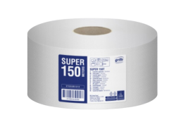 Švaros prekės. Tualetinis popierius, popieriniai rankšluosčiai. Tualetinis popierius Grite Super 150T 2sl