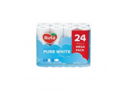 Tualetinis popierius Ruta Pure White 3 sl., 24 rul. 