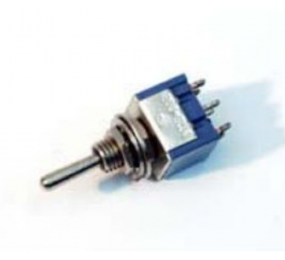 Elektros prekės. Moduliniai automatikos komponentai. Kontaktoriai. Tumbleris jungiklis ON-OFF-ON 3A T-6PIN-3P 