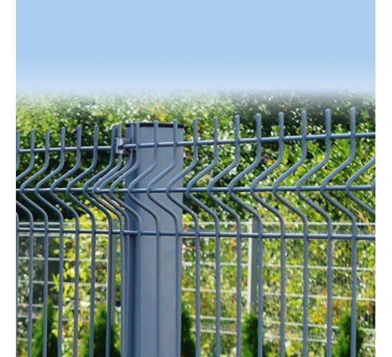 Metalų gaminiai . Tvoros, tvoralentės, tinklai tvoroms. Segmentinės tvoros, varteliai. Tvoros segmentas 1530x2500 mm pilkos spalvos RAL7016 
