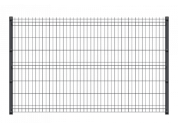 Metalų gaminiai . Tvoros, tvoralentės, tinklai tvoroms. Segmentinės tvoros, varteliai. 3D Tvoros segmentas 1530x2500 mm, 3/4 mm, pilkas 