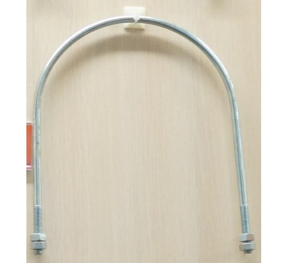 Tvirtinimo detalės. Vamzdžių laikikliai. U formos vamzdžio apkaba U-BOLT 160 