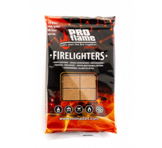 Sodo ir daržo prekės. Laisvalaikio prekės. Šašlykinės, kepsninės, viryklės, griliai. Ugnies įdegtukai PROflame Expert