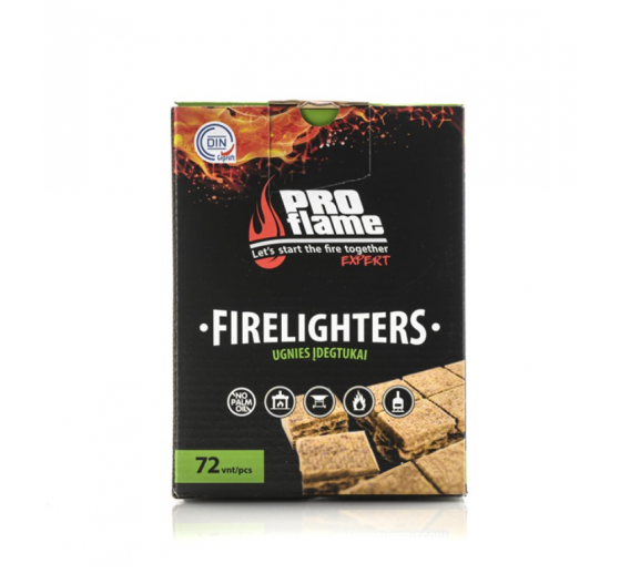 Sodo ir daržo prekės. Laisvalaikio prekės. Šašlykinės, kepsninės, viryklės, griliai. Ugnies įdegtukai PROflame Expert