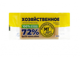 Švaros prekės. Muilas, pasta rankoms plauti. Ūkiškas muilas Soap Traditions 72% 200g 