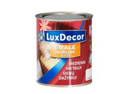 Universali emalė LuxDecor blizgi baltas krištolas 0.75l 