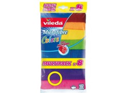 Švaros prekės. Šluostės, virtuvės kempinės. Universali šluostė Vileda Microfibre Colors 8 vnt. 