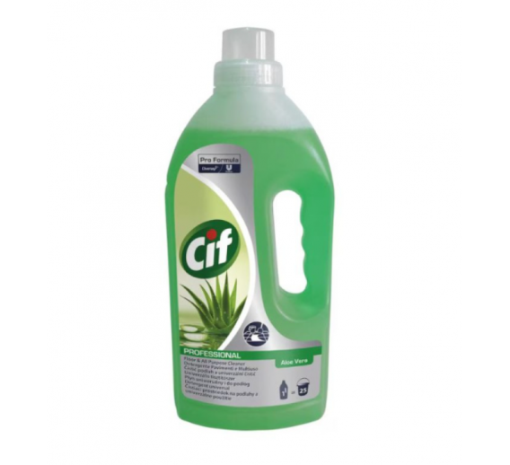 Švaros prekės. Buitinė chemija, valikliai. Universali valymo priemonė Cif Professional Aloe Vera 1l