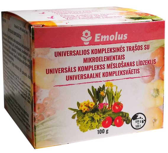 Sodo ir daržo prekės. Trąšos ir durpių substratai. Trąšos. Kompleksinės trąšos. Universalios trąšos rausvas nutrifol Emolus 100g Sodo ir daržo prekės. Trąšos ir durpių substratai. Trąšos. Kompleksinės trąšos. Universalios trąšos rausvas nutrifol Emolus 100g