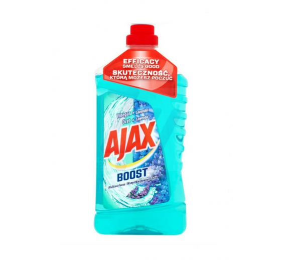 Švaros prekės. Buitinė chemija, valikliai. Universalus valiklis Ajax Boost Vinegar 1l 