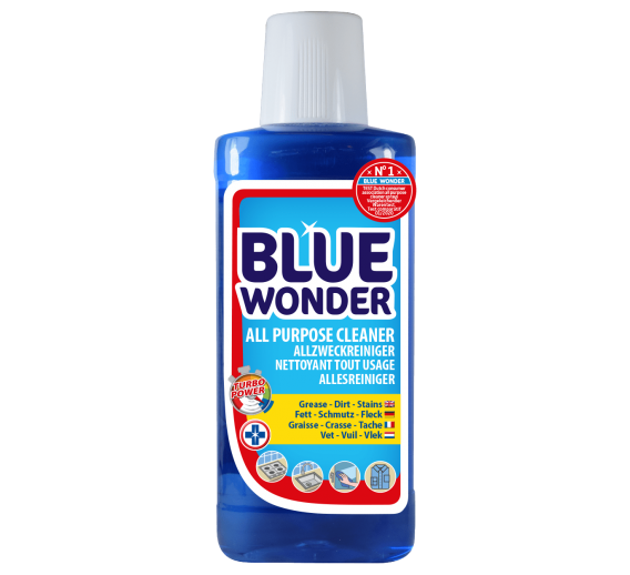 Švaros prekės. Buitinė chemija, valikliai. Universalus valiklis-koncentratas Blue Wonder 750 ml 