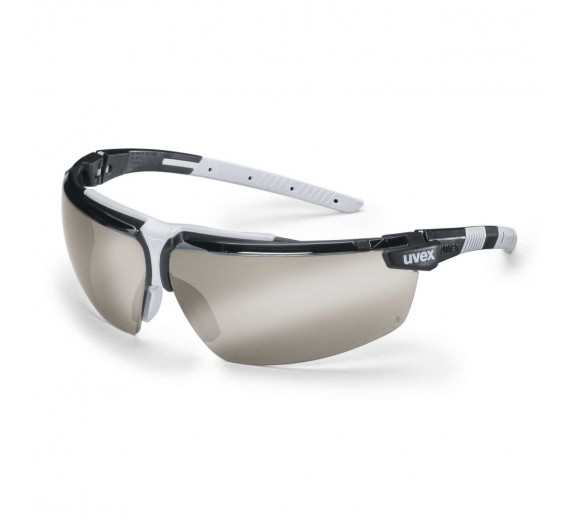 Darbo saugos prekės. Akių apsaugos priemonės. Akiniai. UVEX apsauginiai akiniai i-3, juoda/pilka 
