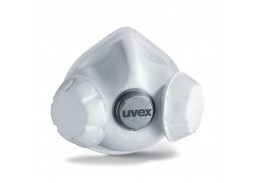 Darbo saugos prekės. Kvėpavimo apsaugos priemonės. Respiratoriai, veido kaukės. UVEX respiratorius Silv-Air Exxcel 7333 FFP3 3D 3 vnt. 