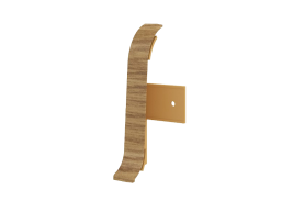 Vidaus apdailos prekės. Apdailos, sujungimo profiliai. Grindjuostės. Grindjuostės Vox Smart. Užbaigimas K/D Smart flex 108/508 2 vnt. tamsus ąžuolas