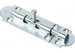 Vidaus apdailos prekės. Durys, jų dalys. Durų furnitūra. Skląsčiai ir kabliukai durims. Užšovas 100x30mm Vormann cinkuotas