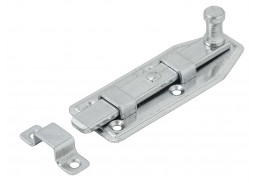 Vidaus apdailos prekės. Durys, jų dalys. Durų furnitūra. Skląsčiai ir kabliukai durims. Užšovas plokščias 80x30 mm Vormann