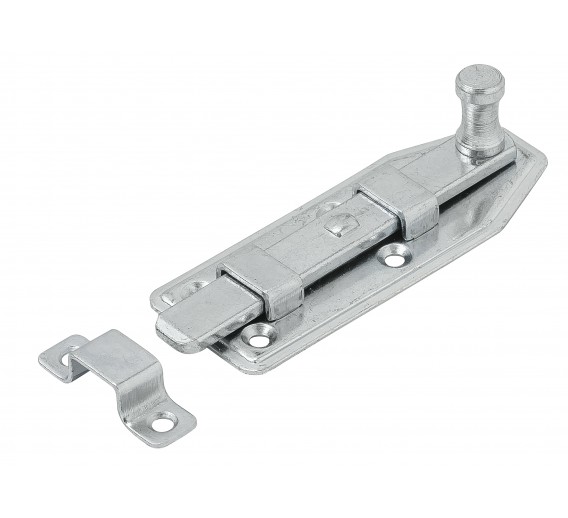 Vidaus apdailos prekės. Durys, jų dalys. Durų furnitūra. Skląsčiai ir kabliukai durims. Užšovas plokščias 80x30 mm Vormann