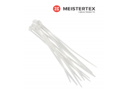 Tvirtinimo detalės. Tvirtinimo dirželiai ir dirželių laikikliai. Tvirtinimo dirželiai. Užtraukiamas tvirtinimo dirželis 4,6x370 mm baltas 100 vnt. 